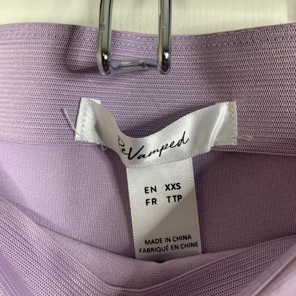 Lavender mini skirt - Picture 4 of 5